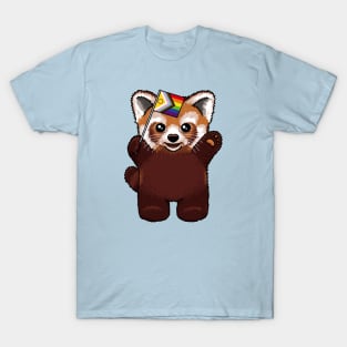 Red Panda Rainbow T-Shirt